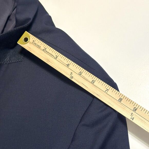 Lauren RALPH LAUREN Navy Blue Gold Button Sport Coat Suit Blazer 42R Wool - Picture 15 of 15